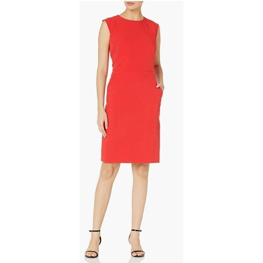 Anne Klein Sheath Dress with Extended Shoulder